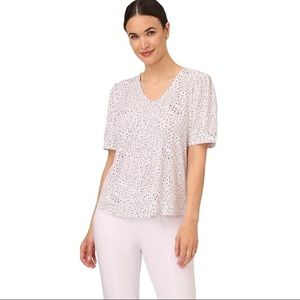 Adrianna Papell Pink Blouse